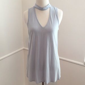 Infinity Raine Ice Blue Sleeveless Top